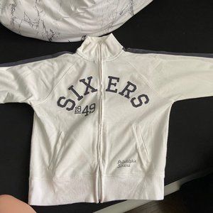 Sixers zip up hoodie